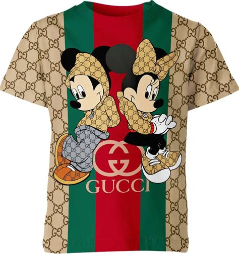 gucci mickey mouse shirt women's|Mickey Mouse wearing Gucci.